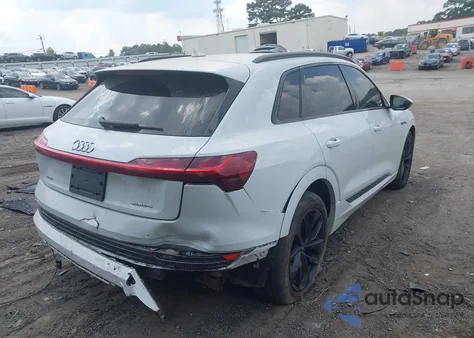 2021 Audi E-Tron Premium Plus Quattro from USA, damaged, VIN WA1LAAGEXMB037787